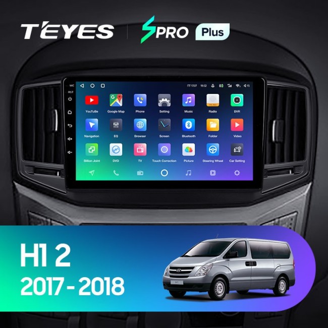 Штатная магнитола Teyes SPRO Plus 6/128 Hyundai H1 2 (2017-2018)