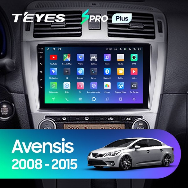 Штатная магнитола Teyes SPRO Plus 6/128 Toyota Avensis 3 (2008-2015)