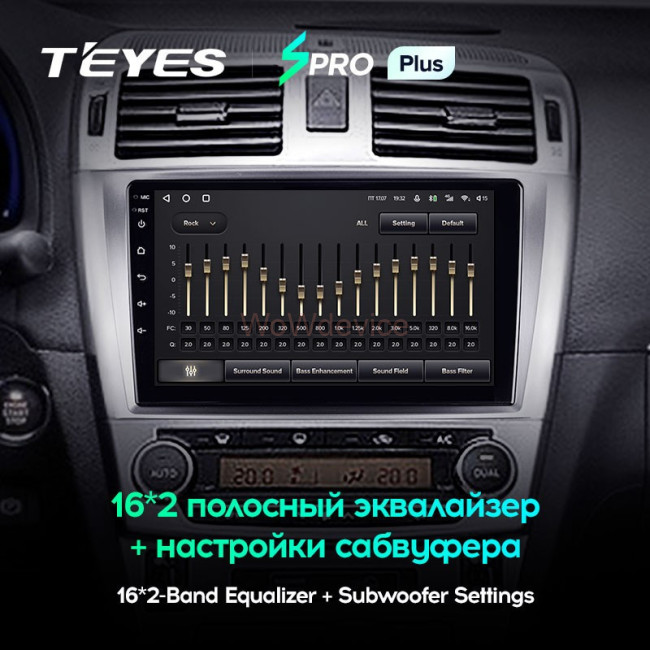 Штатная магнитола Teyes SPRO Plus 6/128 Toyota Avensis 3 (2008-2015)
