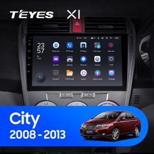 Штатная магнитола Teyes X1 4G 2/32 Honda City (2008-2013)