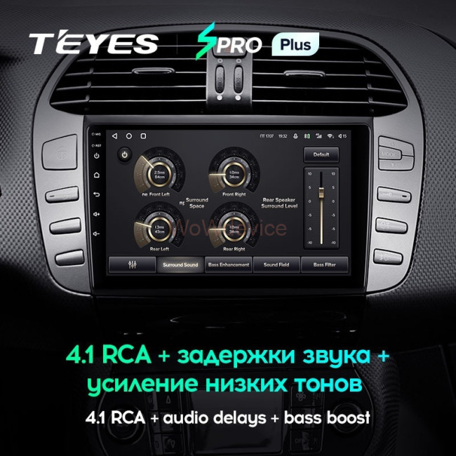 Штатная магнитола Teyes SPRO Plus 4/32 Fiat Bravo 198 (2007-2014)