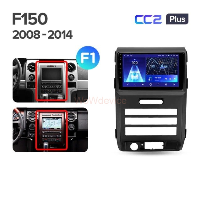 Штатная магнитола Teyes CC2 Plus 4/64 Ford F150 P415 Raptor (2008-2014) F2