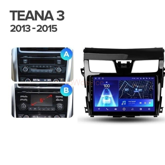 Штатная магнитола Teyes CC2 Plus 4/64 Nissan Teana J33 (2013-2015) Тип-C
