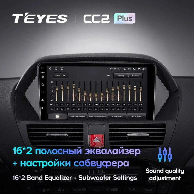 Штатная магнитола Teyes CC2 Plus 4/32 Acura MDX YD2 (2006-2013) Штатная магнитола Teyes CC2 Plus 4/32 Acura MDX YD2 (2006-2013)