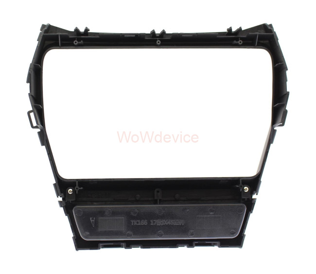 Рамка магнитолы 9.0" (цв.Черный) для HYUNDAI Santa Fe, iX-45 2012-2019 с навигацией