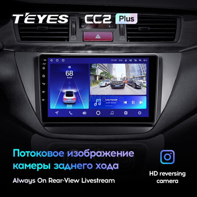 Штатная магнитола Teyes CC2 Plus 4/64 Mitsubishi Lancer 9 CS (2000-2010) Штатная магнитола Teyes CC2 Plus 4/64 Mitsubishi Lancer 9 CS (2000-2010)