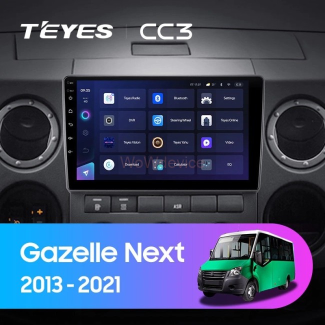 Штатная магнитола Teyes CC3 3/32 GAZ Gazelle Next (2013-2021) F3