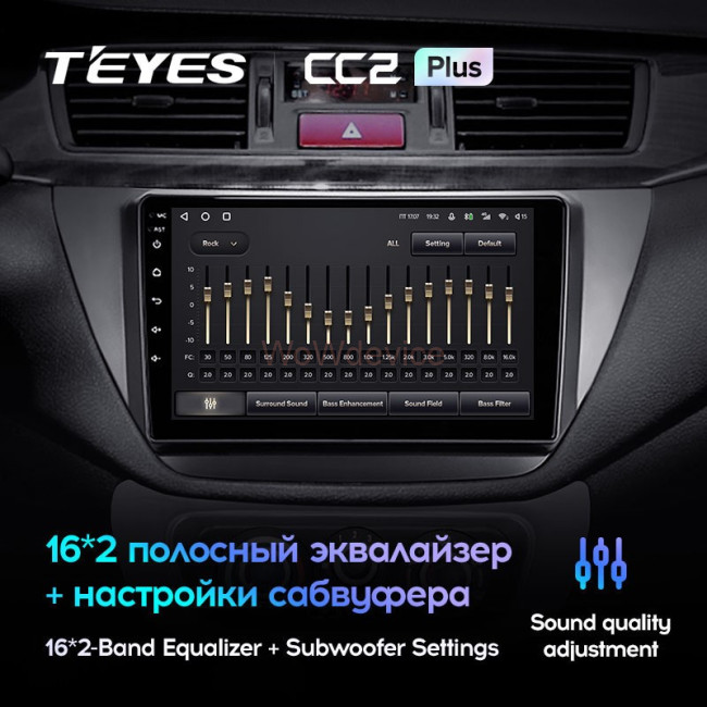 Штатная магнитола Teyes CC2L Plus 2/32 Mitsubishi Lancer 9 CS (2000-2010) Штатная магнитола Teyes CC2L Plus 2/32 Mitsubishi Lancer 9 CS (2000-2010)