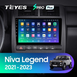 Штатная магнитола Teyes SPRO Plus 3/32 LADA Niva Legend (2021-2023)