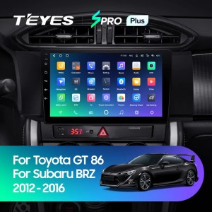 Штатная магнитола Teyes SPRO Plus 4/64 Subaru BRZ (2012-2016)