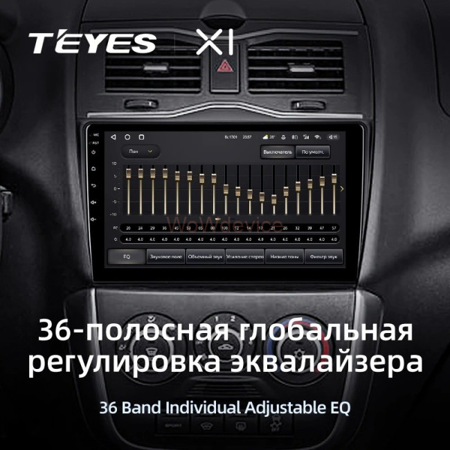 Штатная магнитола Teyes X1 4G 2/32 LADA Granta Cross (2018-2019) Штатная магнитола Teyes X1 4G 2/32 LADA Granta Cross (2018-2019)
