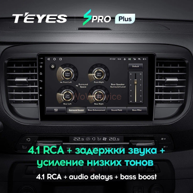 Штатная магнитола Teyes SPRO Plus 4/64 Citroen Jumpy 3 SpaceTourer (2016-2021)