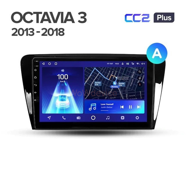 Штатная магнитола Teyes CC2 Plus 3/32 Skoda Octavia 3 A7 (2013-2018) Тип-B Штатная магнитола Teyes CC2 Plus 3/32 Skoda Octavia 3 A7 (2013-2018) Тип-B
