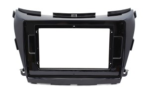 Рамка магнитолы 10.2" (цв.Глянцевый Черный) для NISSAN Murano 2015+