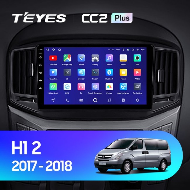 Штатная магнитола Teyes CC2 Plus 3/32 Hyundai H1 2 (2017-2018)