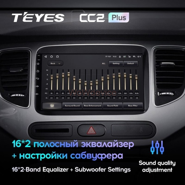 Штатная магнитола Teyes CC2 Plus 6/128 Kia Carens RP 3 (2013-2019) Штатная магнитола Teyes CC2 Plus 6/128 Kia Carens RP 3 (2013-2019)