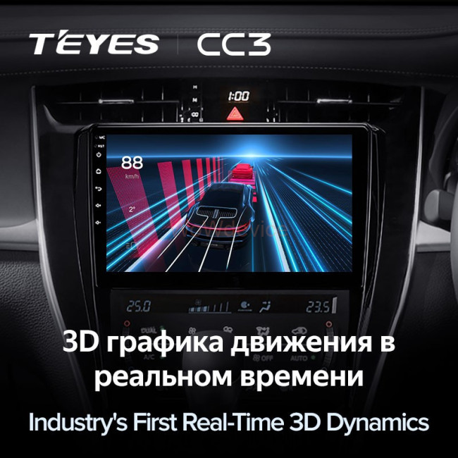 Штатная магнитола Teyes CC3 6/128 Toyota Harrier XU60 (2013-2020)