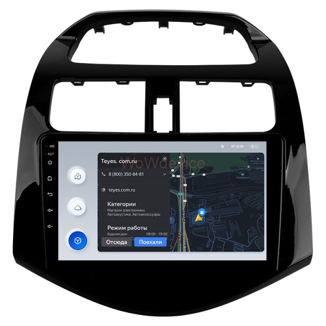 Штатная магнитола Teyes X1 4G 2/32 Chevrolet Spark M300 (2009-2016)