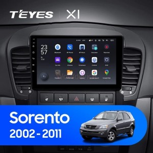 Штатная магнитола Teyes X1 4G 2/32 Kia Sorento BL (2002-2011)