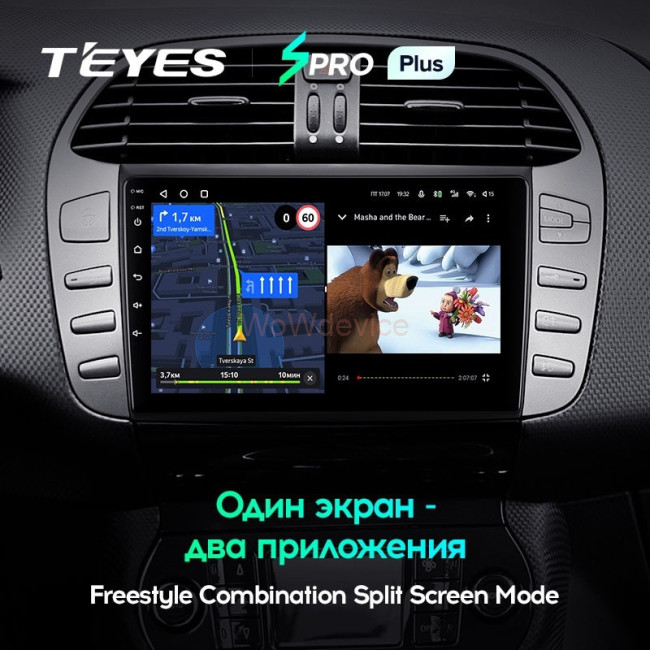 Штатная магнитола Teyes SPRO Plus 6/128 Fiat Bravo 198 (2007-2014)