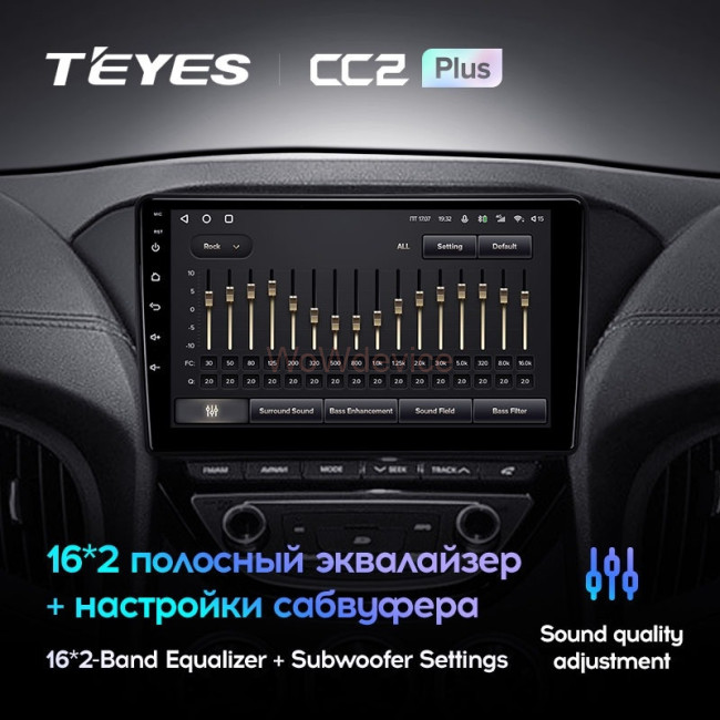 Штатная магнитола Teyes CC2L Plus 1/16 Hyundai Rohens Coupe 2012+ F3