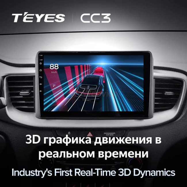 Штатная магнитола Teyes CC3 360 6/128 Kia Ceed 3 CD (2018-2022)