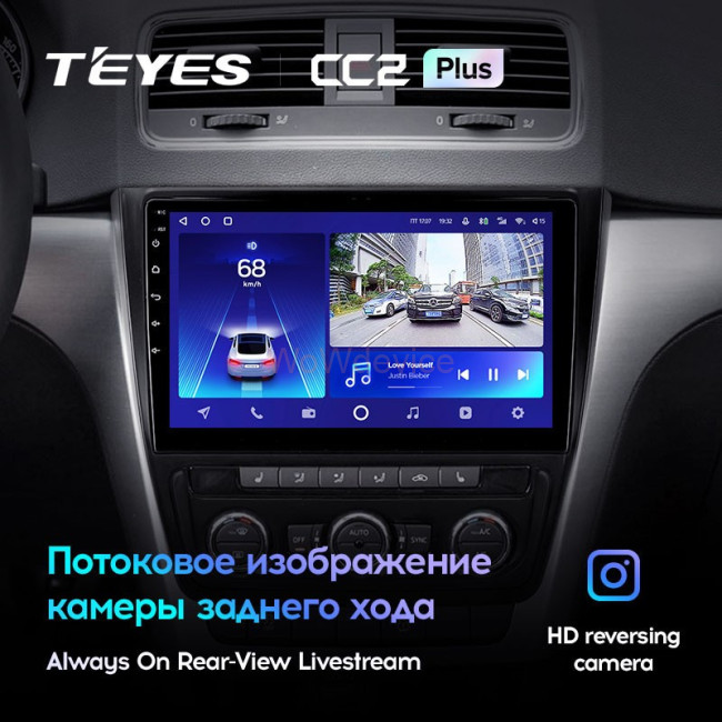 Штатная магнитола Teyes CC2L Plus 1/16 Skoda Yeti 5L (2009-2014)