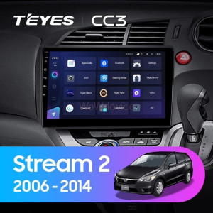 Штатная магнитола Teyes CC3L 4/32 Honda Stream 2 (2006-2014) правый руль