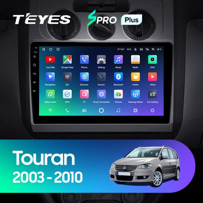 Штатная магнитола Teyes SPRO Plus 4/64 Volkswagen Touran 1 (2003-2010) F2