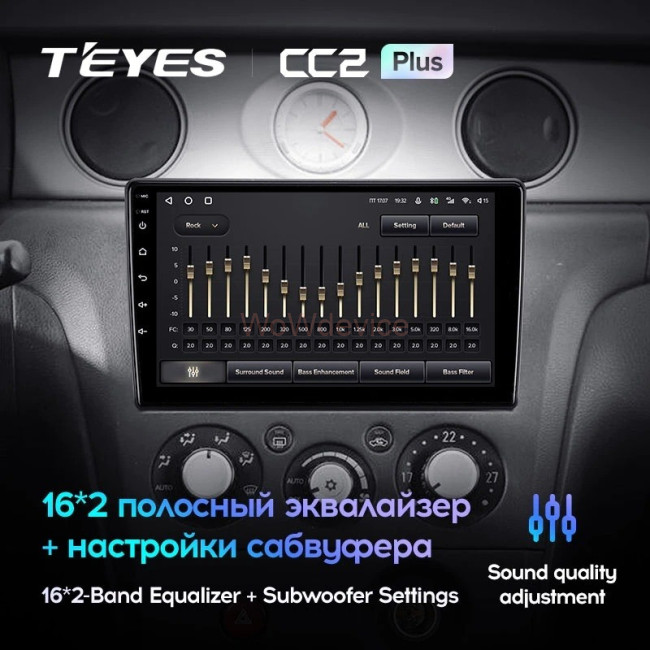 Штатная магнитола Teyes CC2 Plus 3/32 Mitsubishi Outlander 1 (2002-2008) Тип-В
