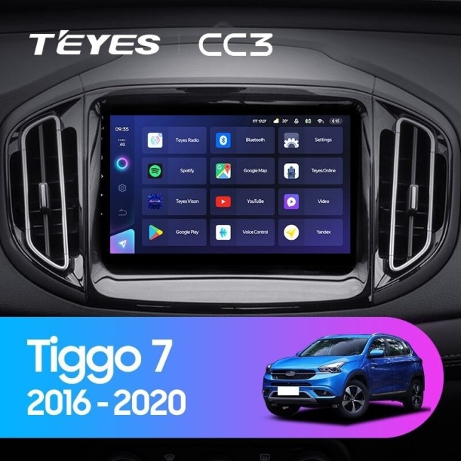 Штатная магнитола Teyes CC3 6/128 Chery Tiggo 7 (2016-2020) F1