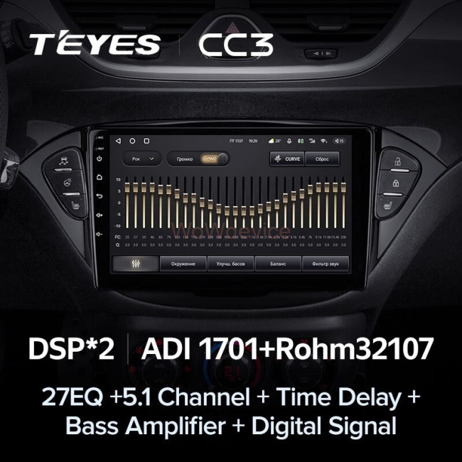 Штатная магнитола Teyes CC3 6/128 Opel Corsa (2014-2019)