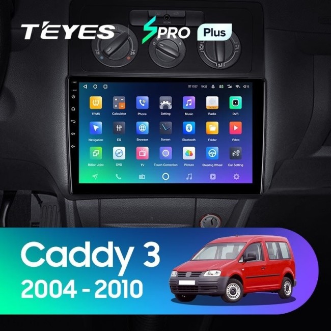 Штатная магнитола Teyes SPRO Plus 3/32 Volkswagen Caddy 2K (2004-2010)