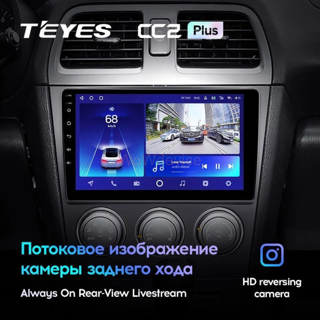 Штатная магнитола Teyes CC2 Plus 3/32 Subaru Impreza GD GG 2002-2007 Штатная магнитола Teyes CC2 Plus 3/32 Subaru Impreza GD GG 2002-2007