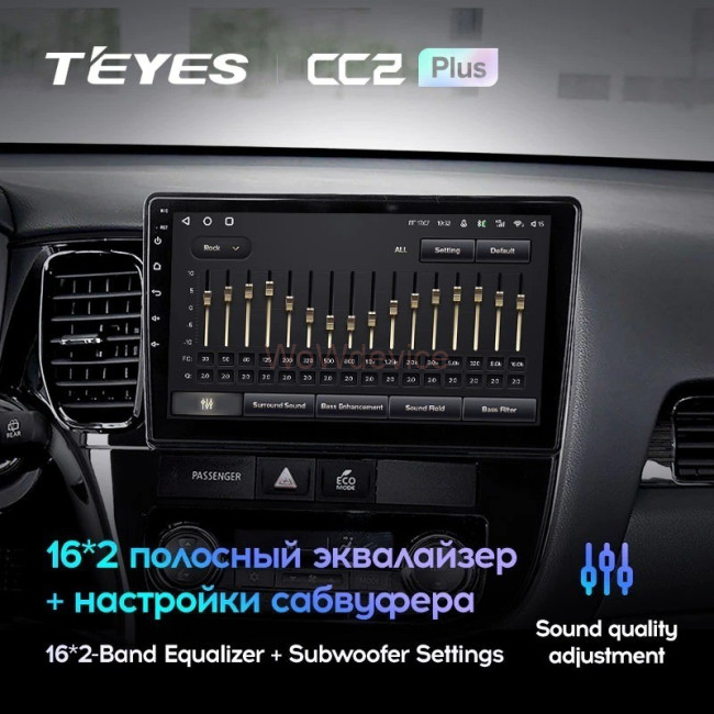 Штатная магнитола Teyes CC2 Plus 4/64 Mitsubishi Outlander 3 (2012-2018) Тип-A Штатная магнитола Teyes CC2 Plus 4/64 Mitsubishi Outlander 3 (2012-2018) Тип-A