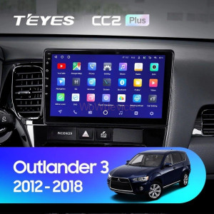 Штатная магнитола Teyes CC2L Plus 2/32 Mitsubishi Outlander 3 (2012-2018) Тип-A