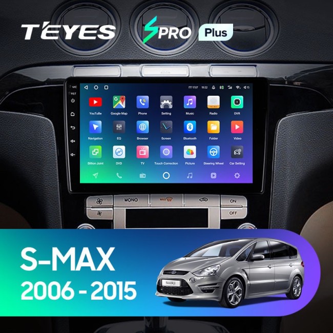 Штатная магнитола Teyes SPRO Plus 3/32 Ford S-MAX 1 (2006-2015)