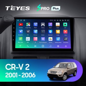 Штатная магнитола Teyes SPRO Plus 4/64 Honda CR-V 2 (2001-2006)