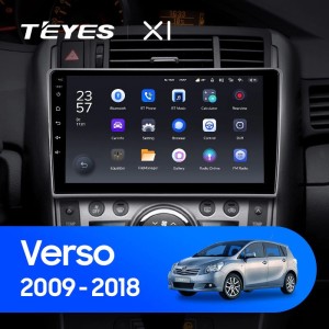 Штатная магнитола Teyes X1 4G 2/32 Toyota Verso R20 (2009-2018)