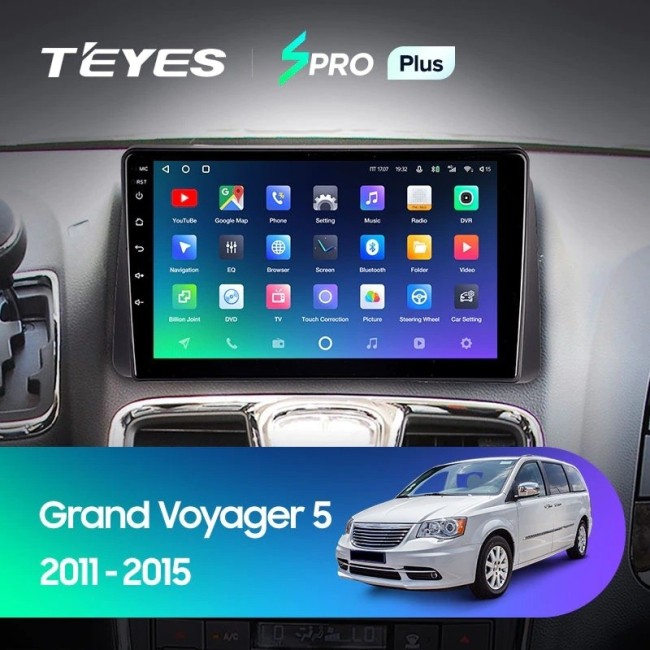 Штатная магнитола Teyes SPRO Plus 4/64 Chrysler Grand Voyager 5 (2011-2015)