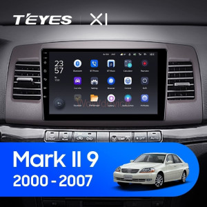 Штатная магнитола Teyes X1 4G 2/32 Toyota Mark II 9 X110 (2000-2007) F2