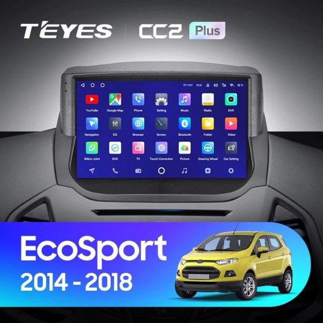 Штатная магнитола Teyes CC2L Plus 1/16 Ford Ecosport (2013-2017)