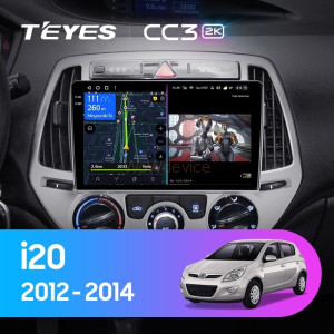 Штатная магнитола Teyes CC3 2K 4/32 Hyundai i20 2 (2012-2014)