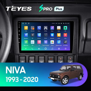 Штатная магнитола Teyes SPRO Plus 6/128 LADA Niva (1993-2020)