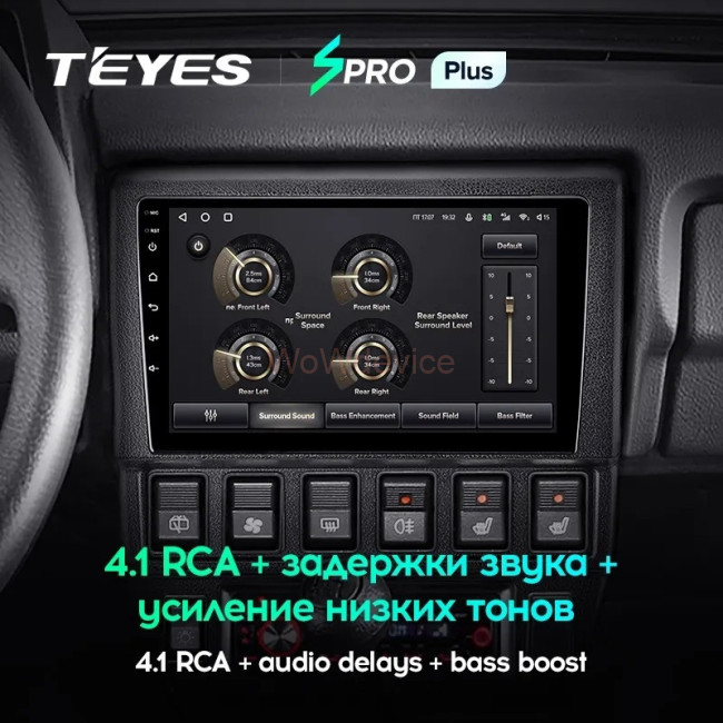 Штатная магнитола Teyes SPRO Plus 6/128 LADA Niva (1993-2020)