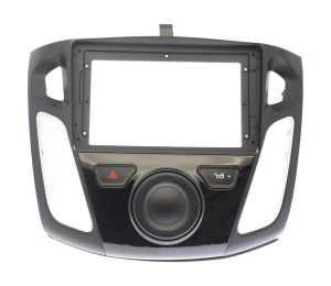Рамка магнитолы 9.0" (цв.Черный) для FORD Focus 2011-2019 ver.1