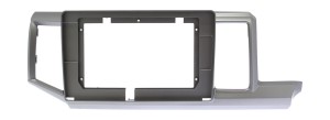 Рамка магнитолы 10.2" (цв.Серебро) для HONDA StepWGN 2009-2015 Правый руль