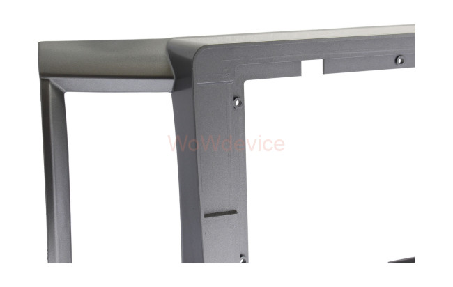 Рамка магнитолы 10.2" (цв.Серебро) для HONDA StepWGN 2009-2015 Правый руль