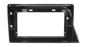 Рамка магнитолы 10.2" (цв.Глянцевый Черный) для TOYOTA Sienta 2015+ Левый руль