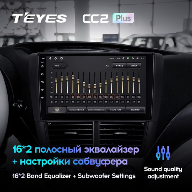 Штатная магнитола Teyes CC2 Plus 3/32 Subaru Impreza GH GE (2007-2011)